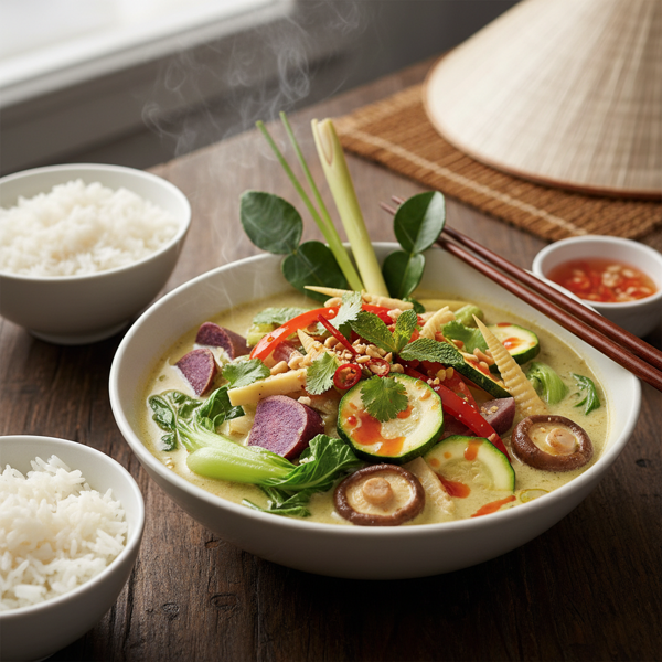 Lemongrass Infused Vietnamese Vegetable Curry recipe