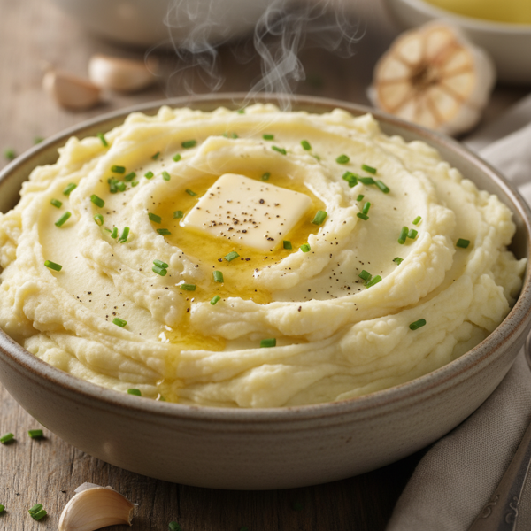 Light & Creamy Mashed Potatoes recipe