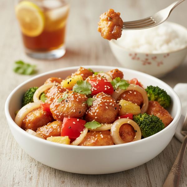 Light & Flavorful Sweet-N-Sour Chicken recipe