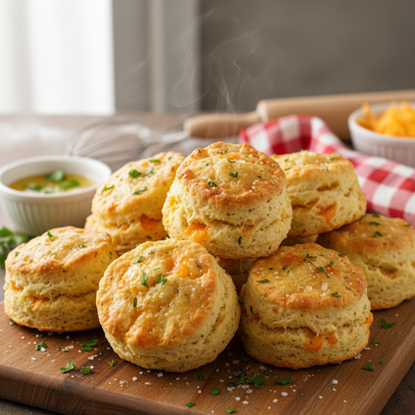 Light & Fluffy Cheddar Bay Biscuits recipe