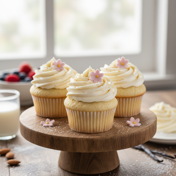 Light & Fluffy Vegan Vanilla Cupcakes recipe
