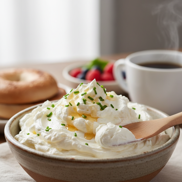 Light & Fluffy Whipped Cream Cheese Spread recipe