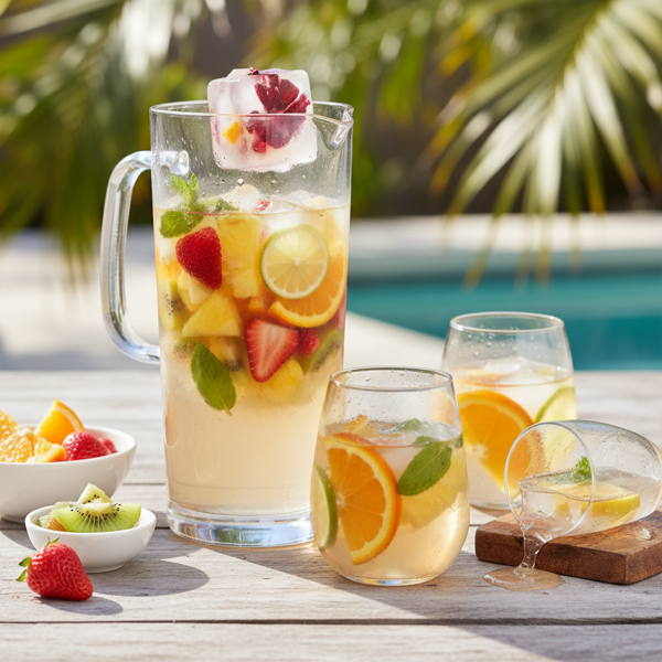 Light & Refreshing Tropical Sangria recipe