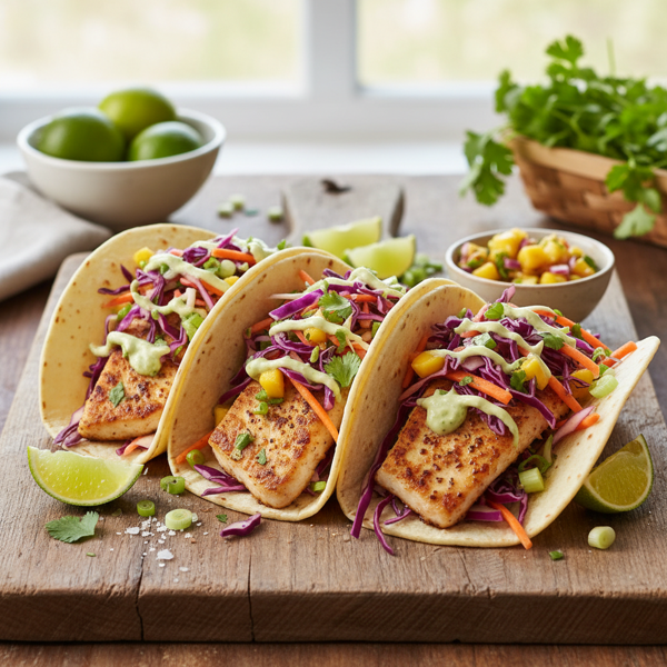 Light & Zesty Tilapia Tacos recipe