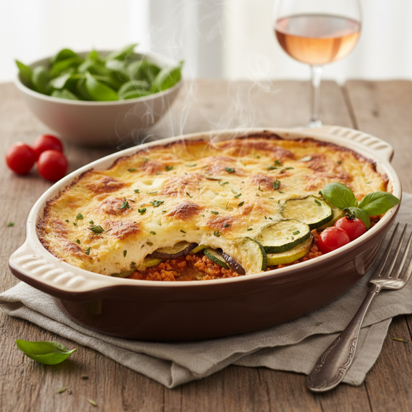 Light and Delicious Turkey Moussaka recipe