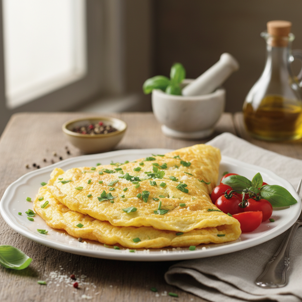 Light and Fluffy Italian Herb Omelet recipe