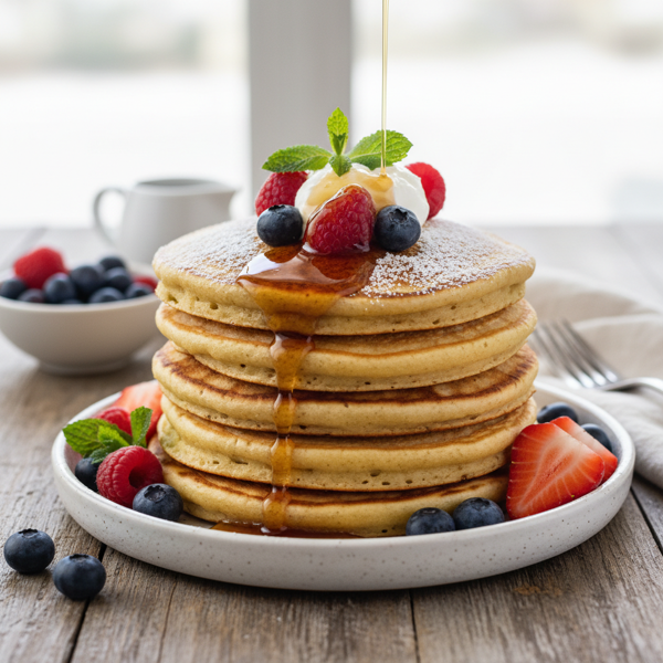 Light and Fluffy Vegan Pancakes Delight recipe