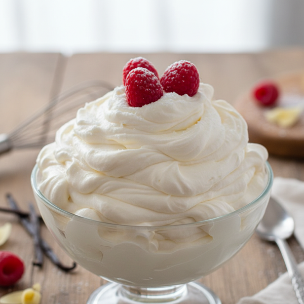 Light and Fluffy Whipped Cream Frosting recipe