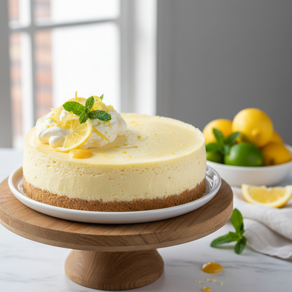 Light and Lively Lemon Cheesecake recipe