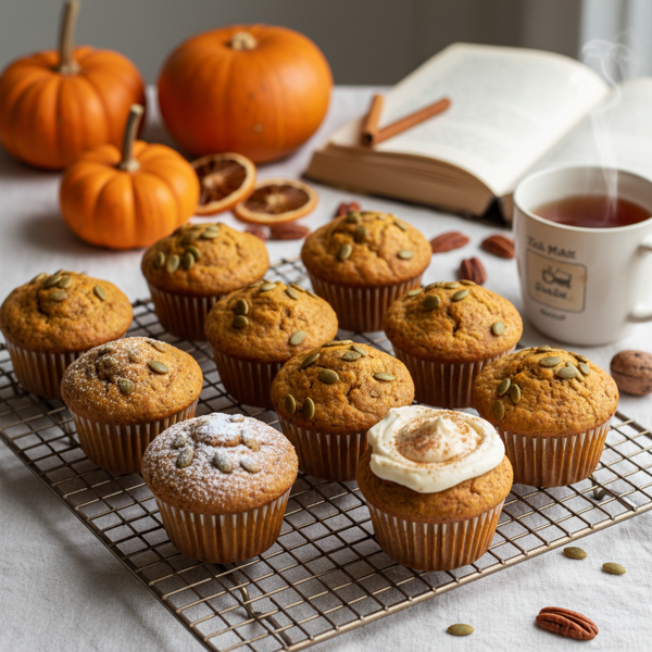 Light and Wholesome Pumpkin Spice Muffins recipe