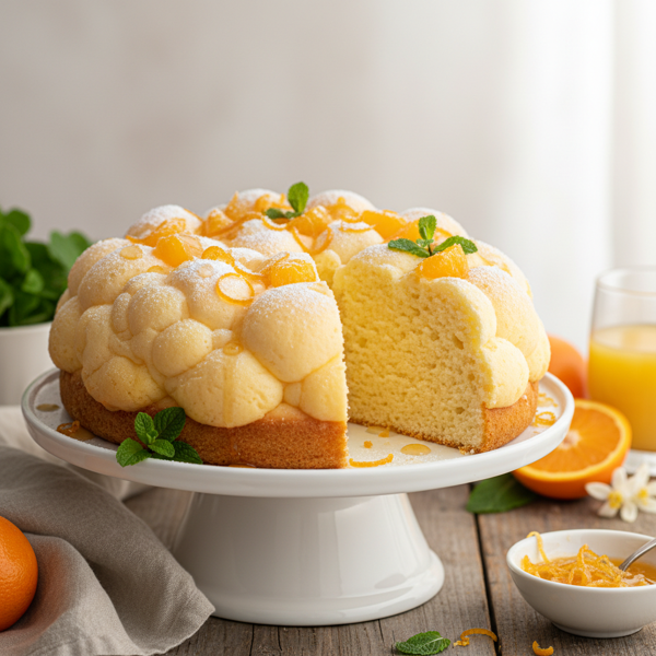 Light and Zesty Orange Cloud Cake recipe