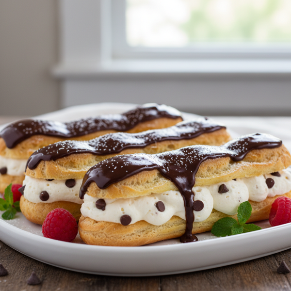 Lightened Chocolate Eclair Delight recipe