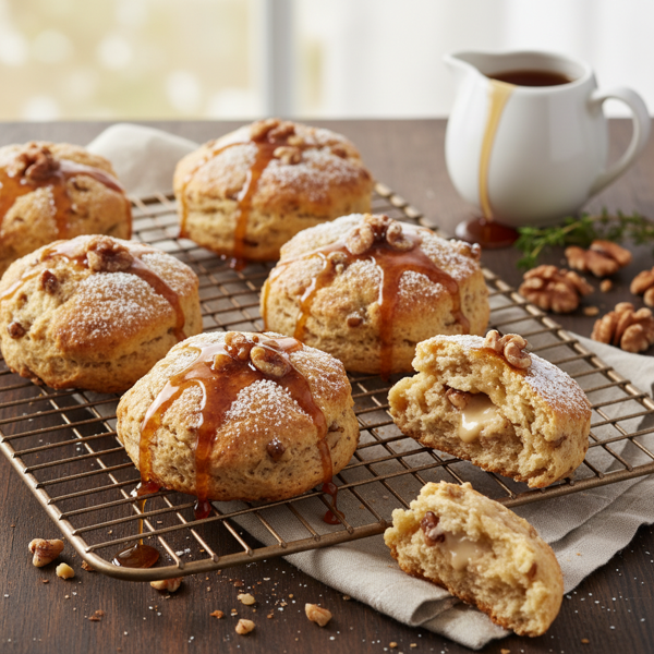 Lightened Maple Walnut Delight Scones recipe