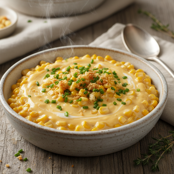 Lighter Creamy Corn Delight recipe