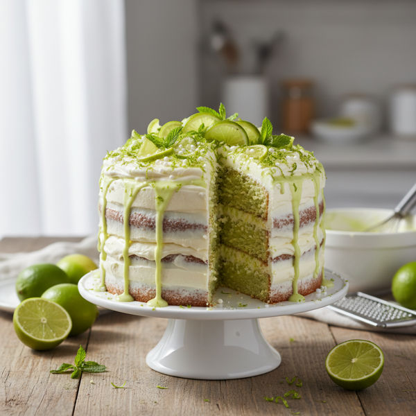 Lime Zest Delight Cake recipe