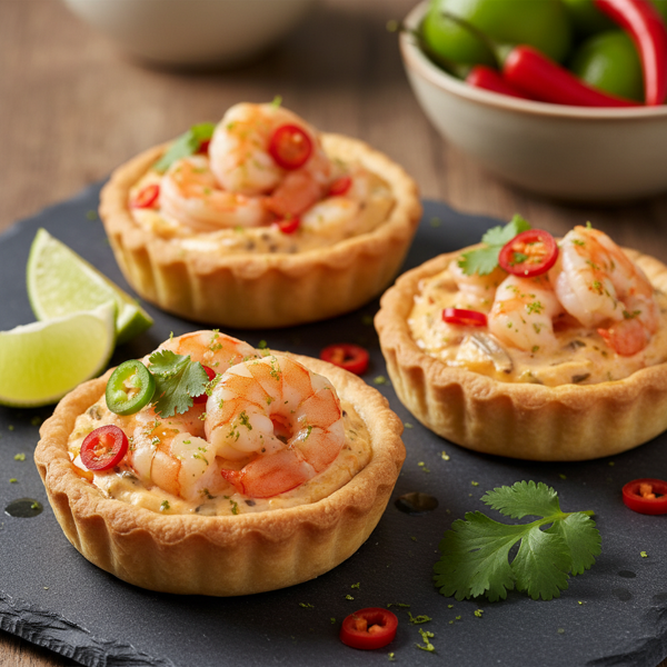 Lime & Chilli Prawn Tartlets recipe