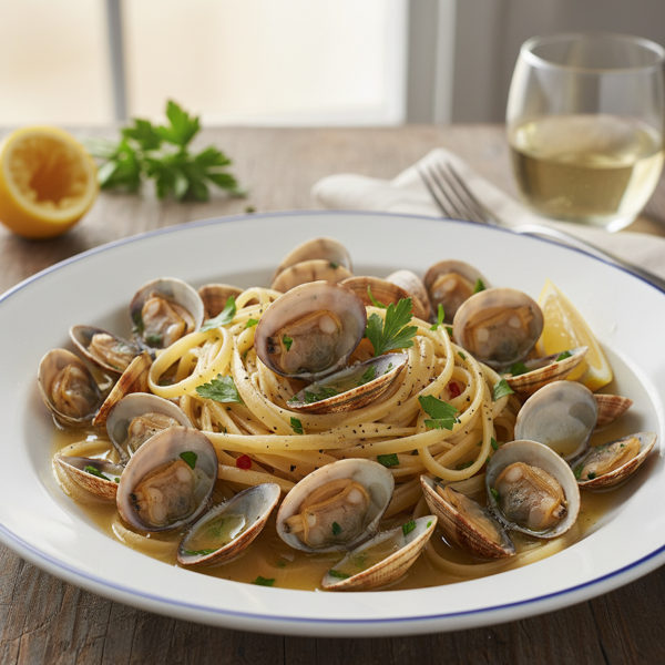Linguini al Vongole Bianco recipe