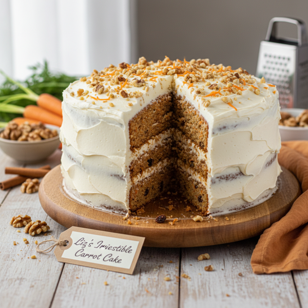 Liz's Irresistible Carrot Cake recipe