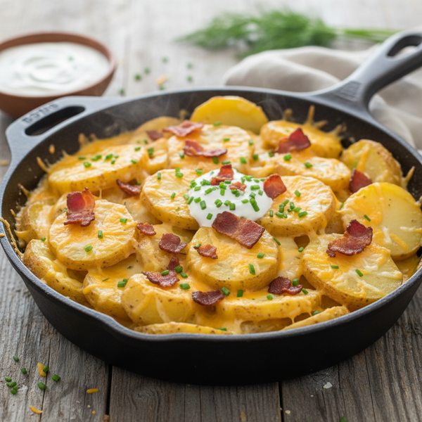 Loaded Bacon Ranch Potato Bake recipe