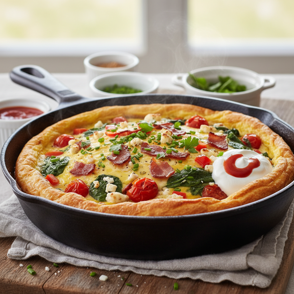 Loaded Baked Omelet Delight recipe