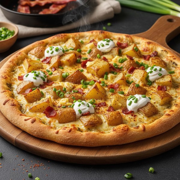Loaded Baked Potato Pizza Delight recipe