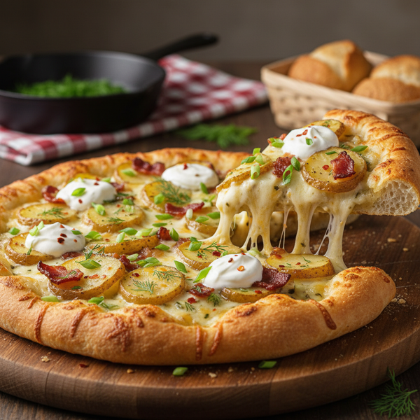 Loaded Potato Pizza Delight recipe