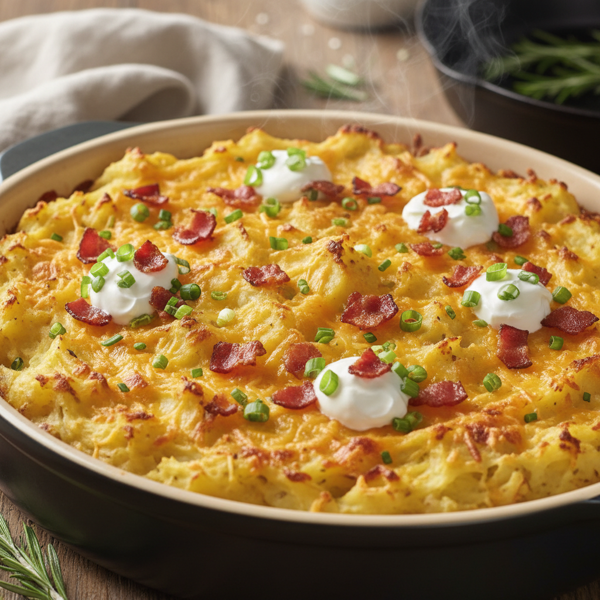 Loaded Twice-Baked Mashed Potatoes recipe