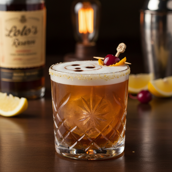 Lolo's Ultimate Bourbon Whiskey Sour recipe