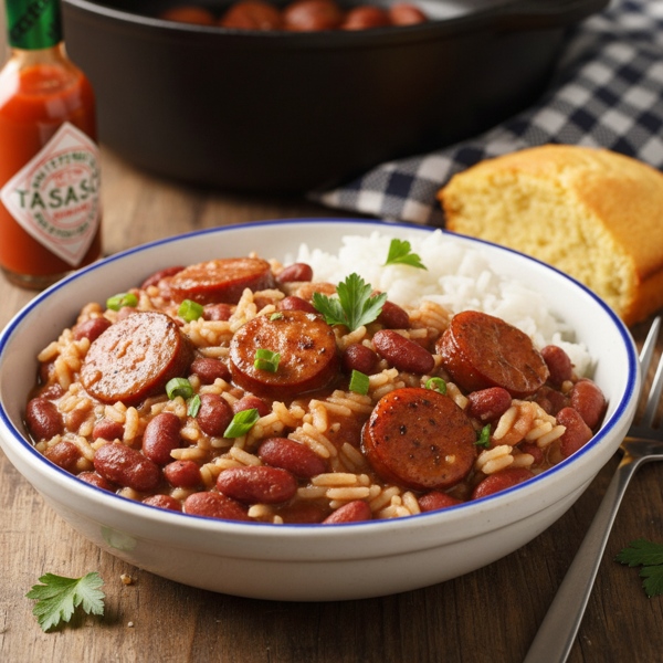 Louisiana Comfort Red Beans & Rice recipe