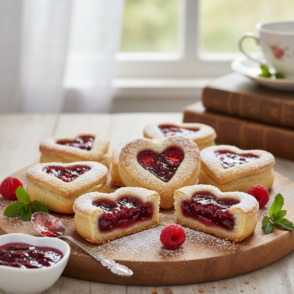 Love's Sweet Serenade - Heartfelt Jam Tarts recipe