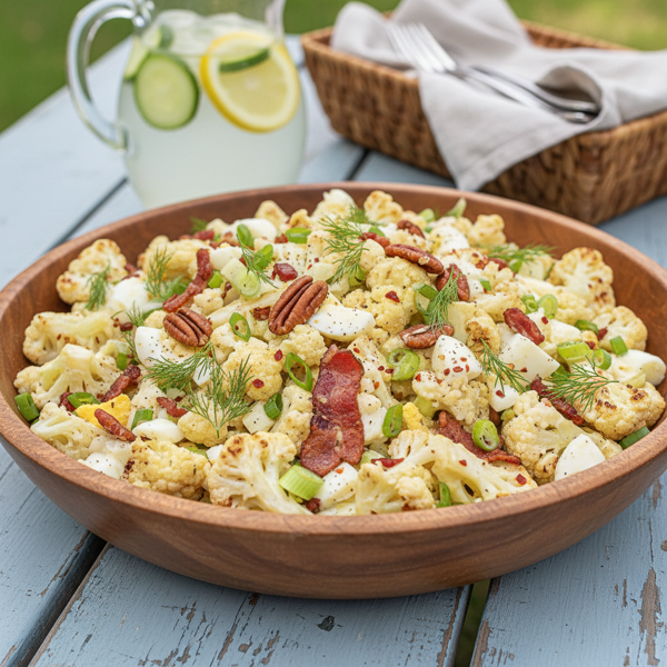 Low-Carb Cauliflower Salad Delight recipe