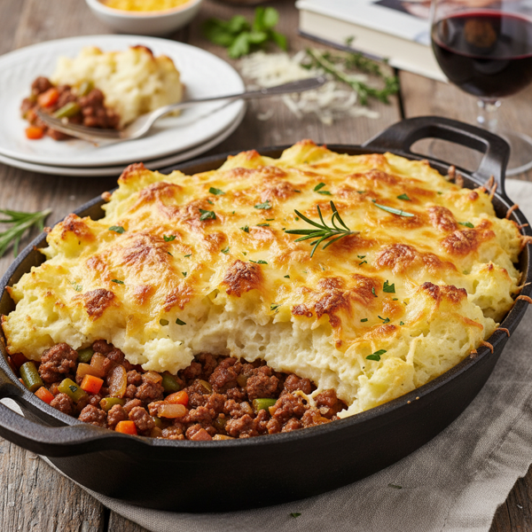 Low-Carb Cheesy Shepherd's Pie recipe