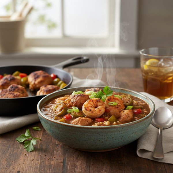Low-Carb Chicken Gumbo Delight recipe