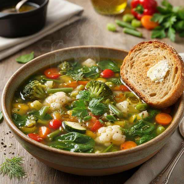 Low-Carb Vegetable Medley Soup recipe