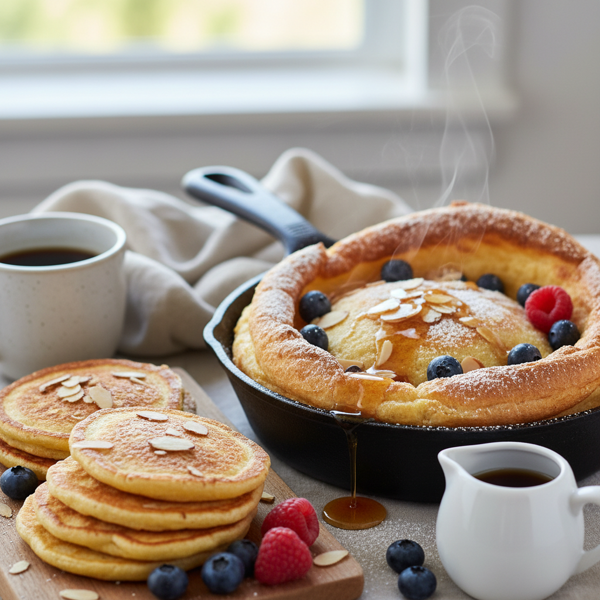 Luscious Almond Flour German Pancakes recipe
