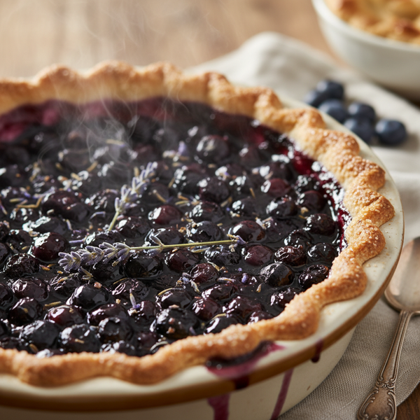 Luscious Blueberry Lavender Pie Filling recipe