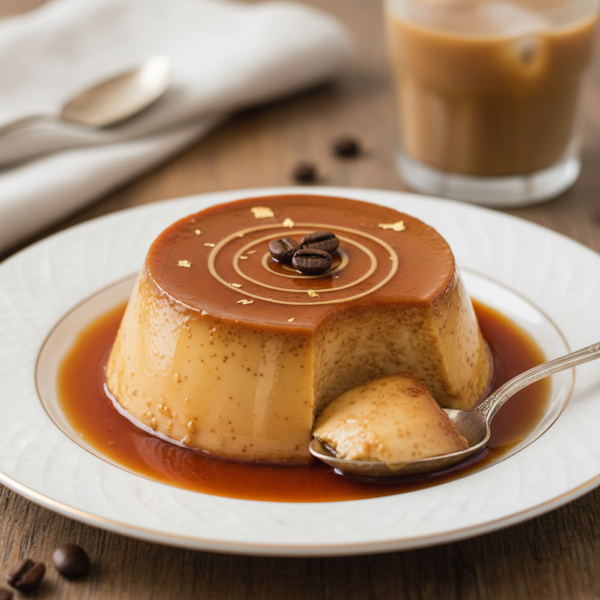 Luscious Caramel Espresso Flan recipe