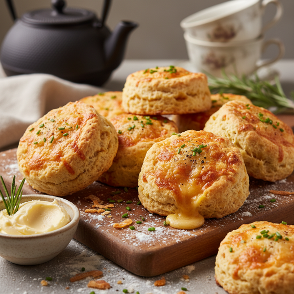 Luscious Cheddar-Infused Scones recipe