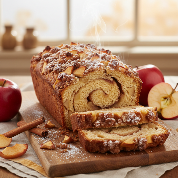 Luscious Cinnamon-Apple Bread recipe