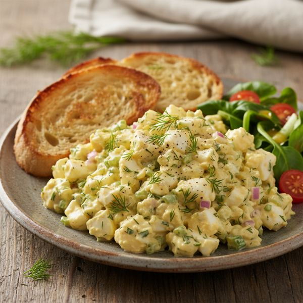 Luscious Dilled Egg Salad Delight recipe