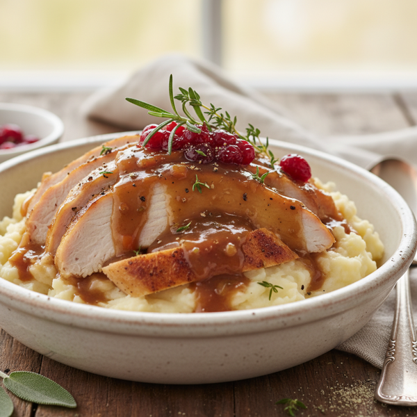 Luscious Fat-Free Gravy Delight recipe