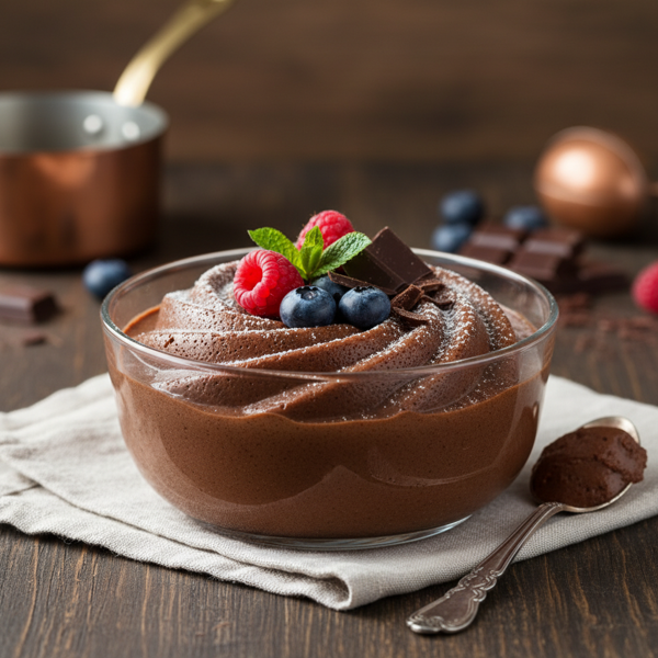 Luscious Finnish Farina Chocolate Pudding recipe