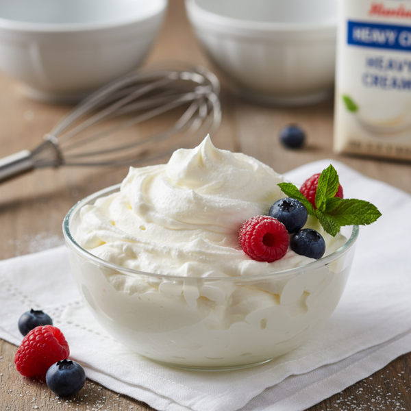 Luscious Homemade Whipped Cream recipe