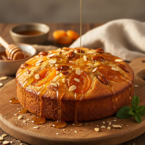 Luscious Honey & Apricot Almond Delight recipe