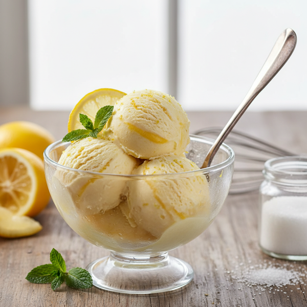 Luscious Lemon Cream Ice Dream recipe
