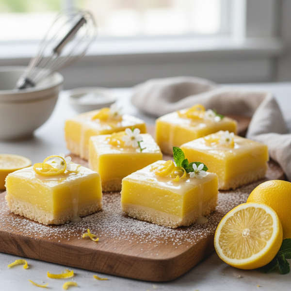 Luscious Lemon Dream Bars recipe