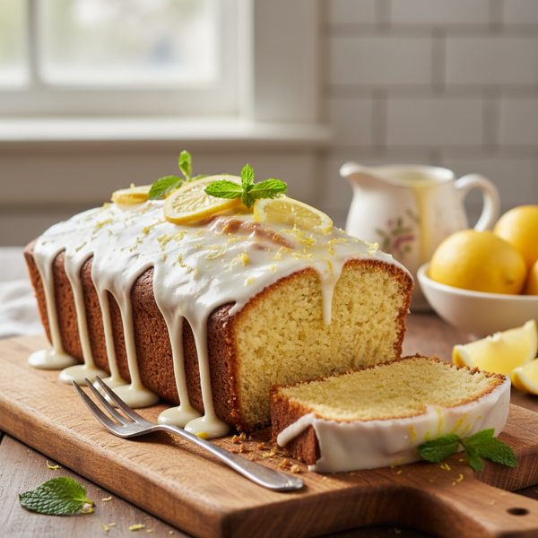 Luscious Lemon Drizzle Pound Cake recipe