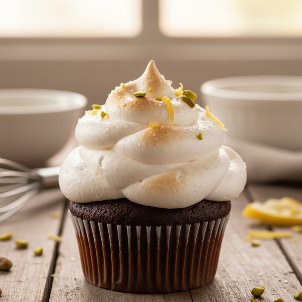 Luscious Light Meringue Frosting recipe