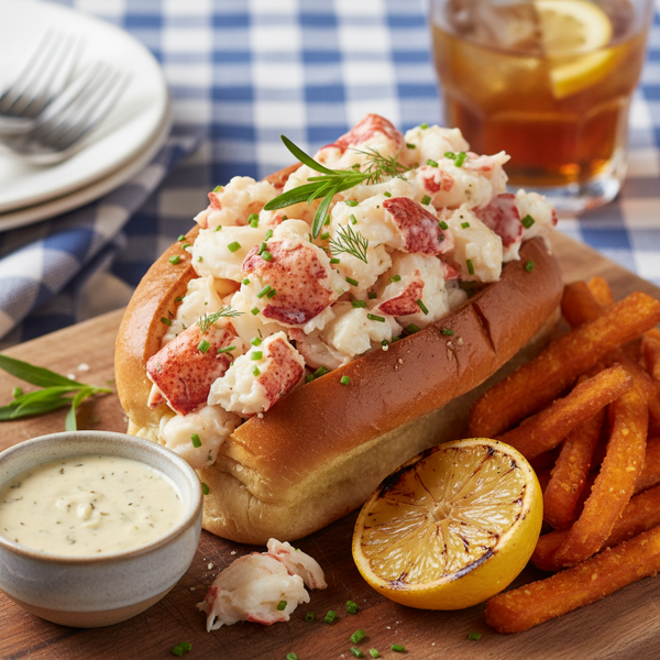 Luscious Lobster Roll Deluxe recipe
