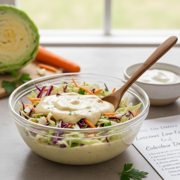 Luscious Low-Fat Coleslaw Dressing recipe